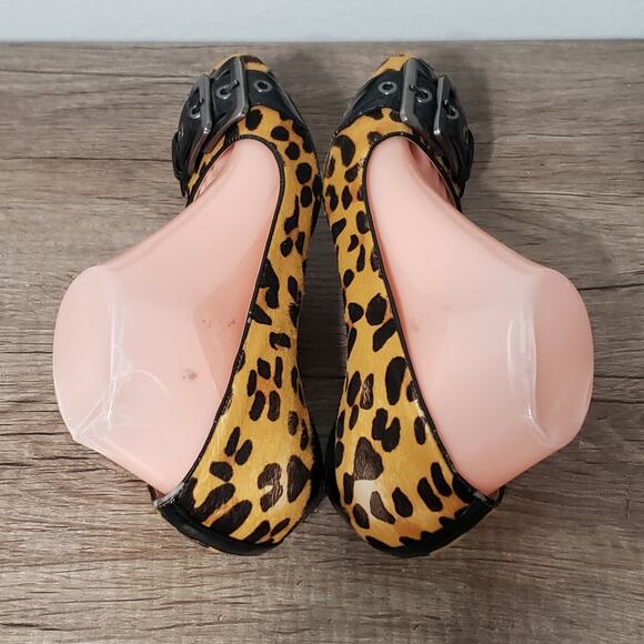 Via Spiga Women's Ballet Flats Shoes Size 6.5 Leopard Print Medium - Picture 5 of 8